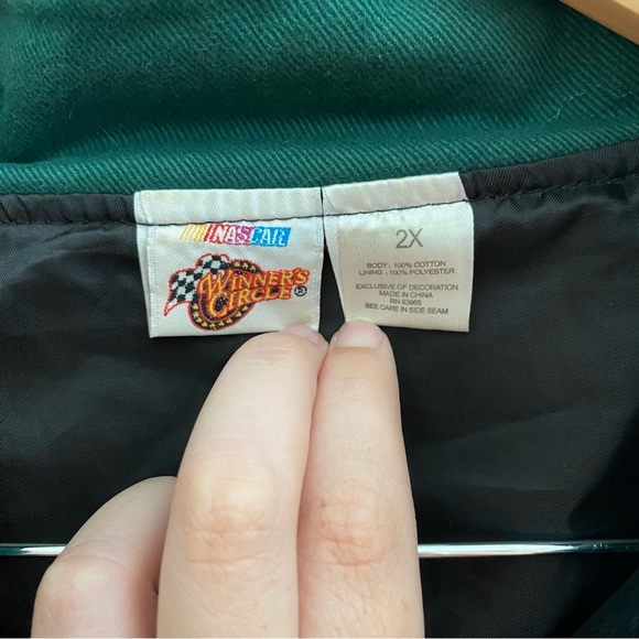 90s NASCAR Jacket • Earnhardt Jr. • Amp Energy • Vintage Jacket • 2XL - Picture 8 of 10